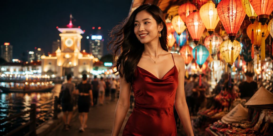 Người dùng xem kèo cá cược tại chợ đêm TP. Hồ Chí Minh sôi động